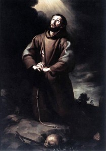 St. Francis Praying